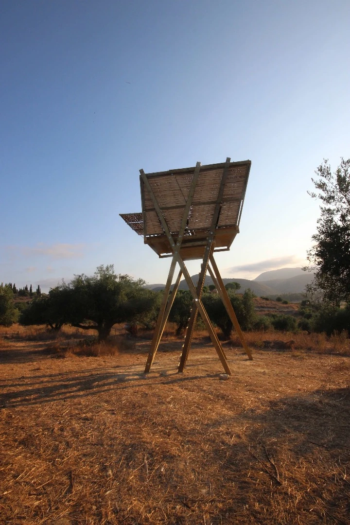 Hiboux Architecture is exploring the possibility of using the Tragata as a glamping destination