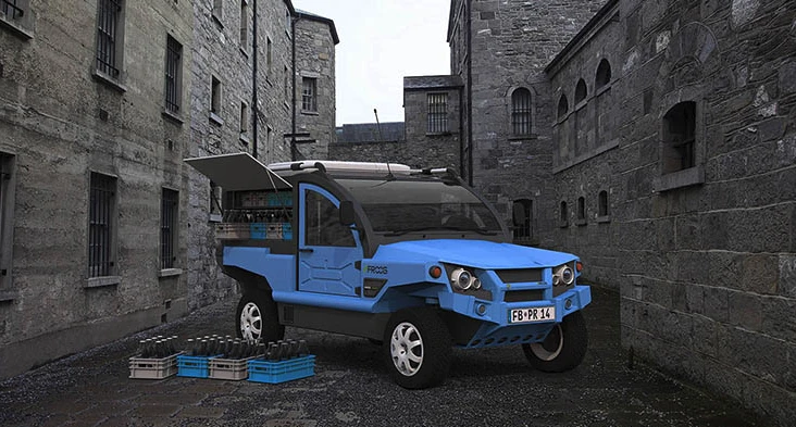 An eFROOG commercial truck rendering © eFROOG.DE