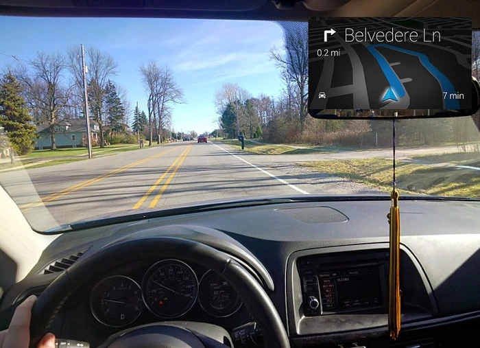 DriveSafe can integrate with Glass' navigation capabilities to direct drowsy driver's to the nearest rest area