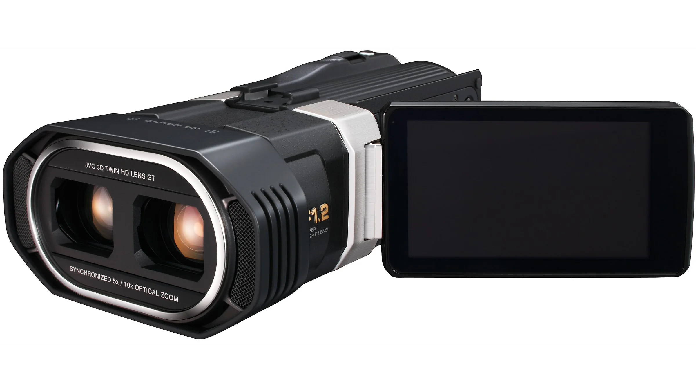 JVC has announced a new 3D full HD consumer camcorder which benefits from two independent lenses, two CMOS sensors and a new imaging engine