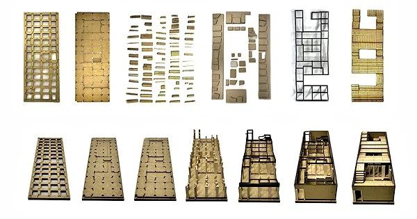 The process of building the model house tells a great deal about the construction of the actual house (Photo: John Lin)