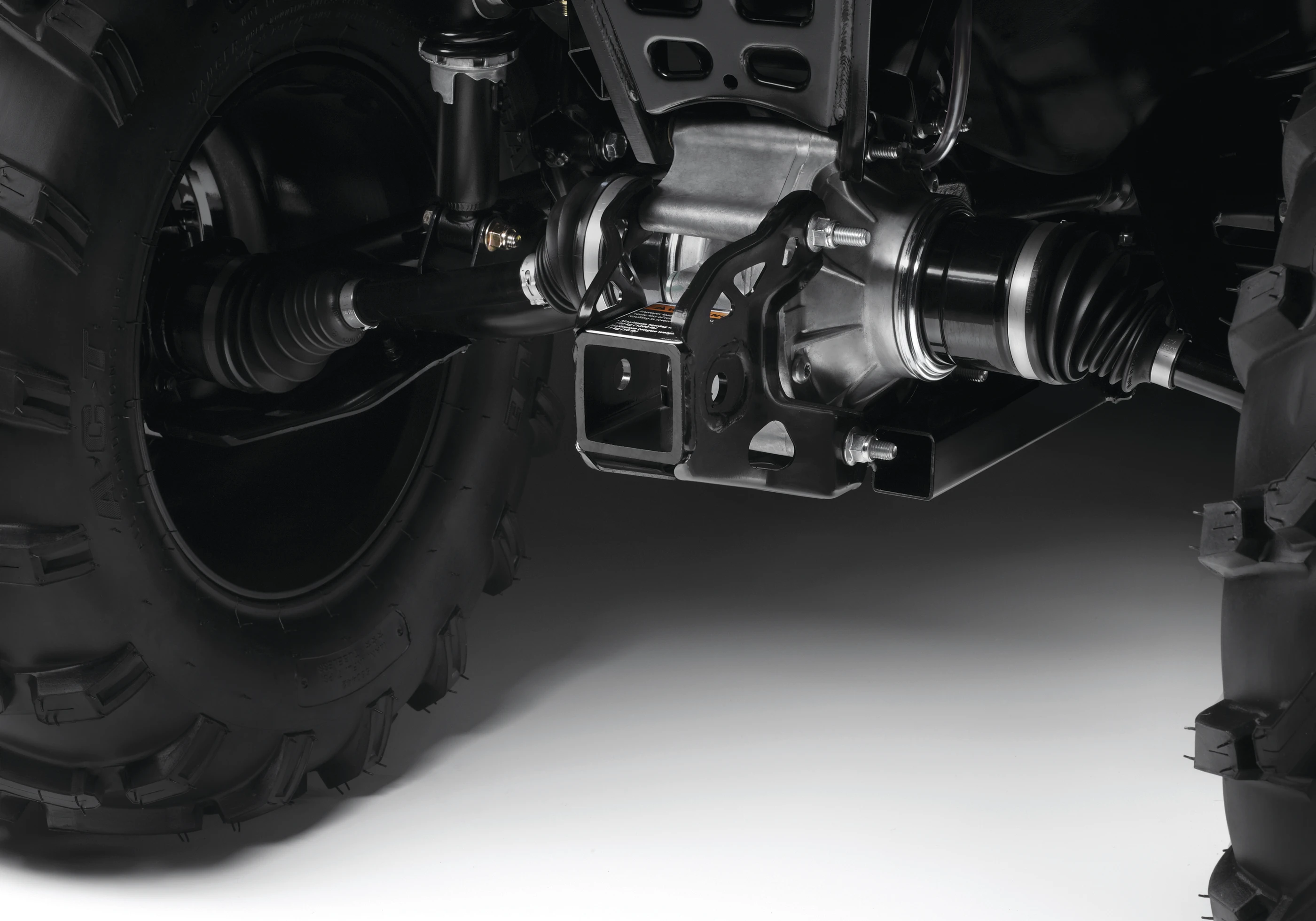Can-Am claims its 6x6 offers the "industry's only four-wheel independent rear suspension"