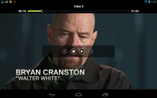Control video playback from your Android device or physical remote of the set-top box
