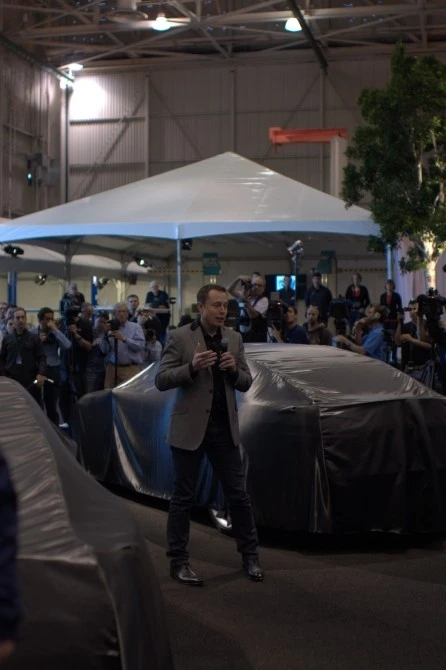 Tesla Model S unveiling