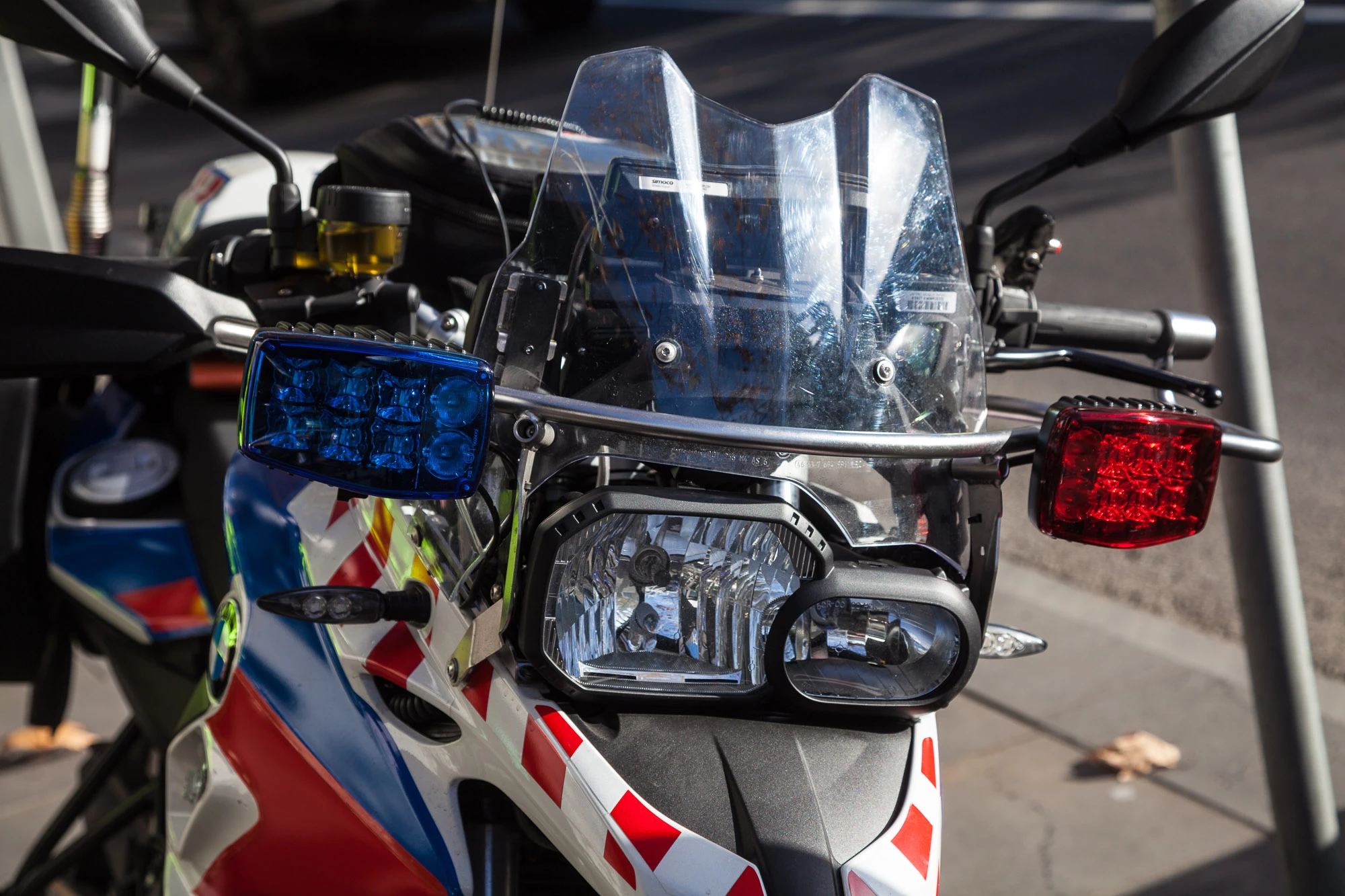 "Contrary to popular belief, I'm totally relaxed as a rider when the lights and sirens go on, although I need to have my wits about me. A flashing light doesn't necessarily stop someone. We are able to break any road rule we need to, within reason. It might be doing u-turns where we're not normally allowed, or going over the posted speed limit, or riding on footpaths as a last resort."