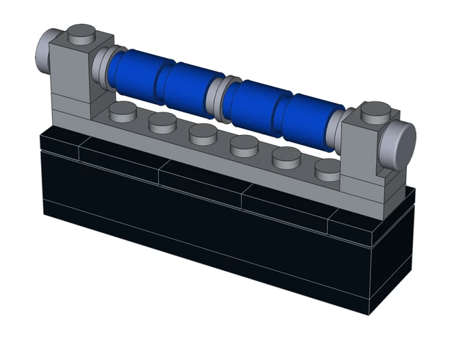 A representative LHC dipole magnet section