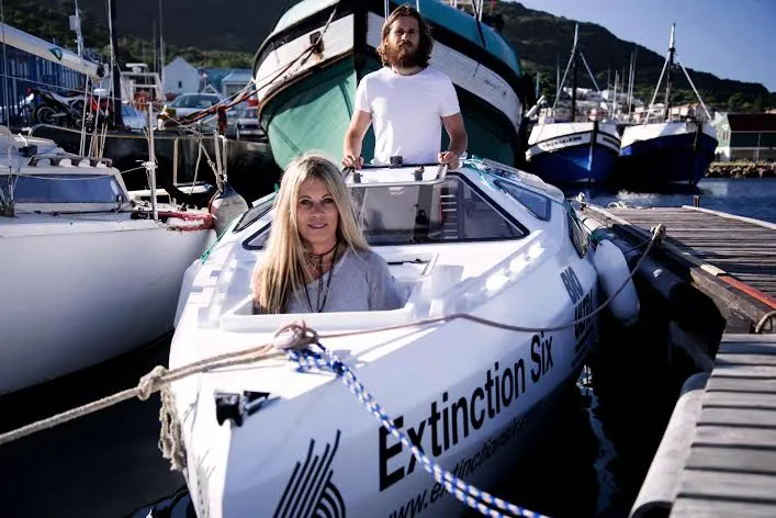 The Atlantic Project mother-and-son team of David du Plessis and Robyn Wolff are aiming to cross the south Atlantic on a pedal-powered boat