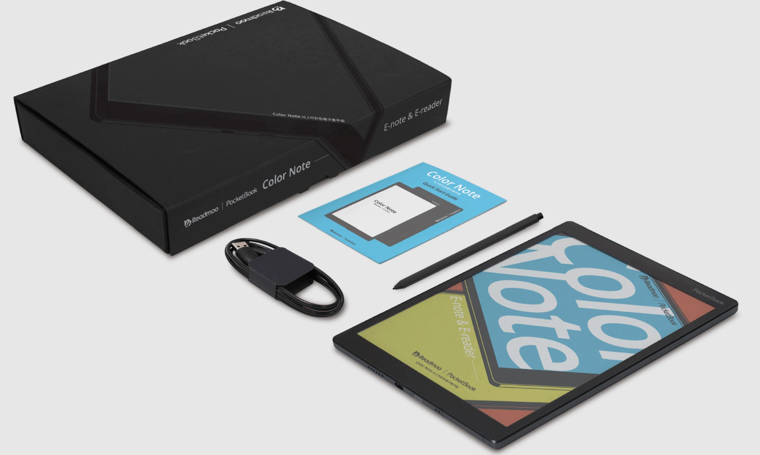 Kaleido 3 color E Ink has 4,096 colors, which isn't going to worry LCD tablets but should make for a more eye-friendly user experience