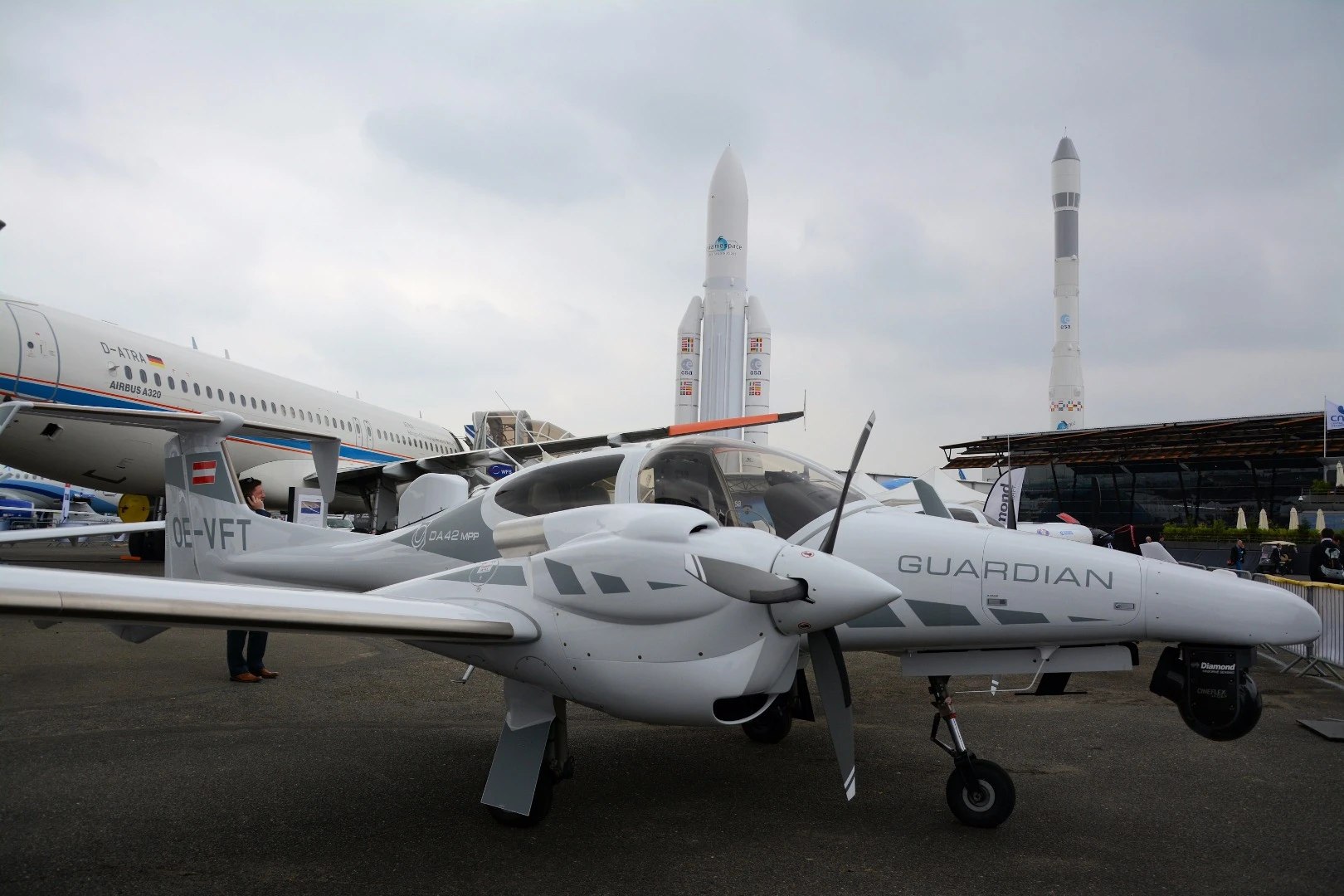 This Diamond DA42 MPP Guardian features two Austro AE300 engines for a maximum cruise speed of 171 kt (317 km/h)