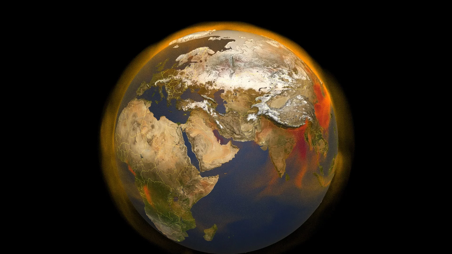 3D NASA map tracks methane buildup and movement in the atmosphere