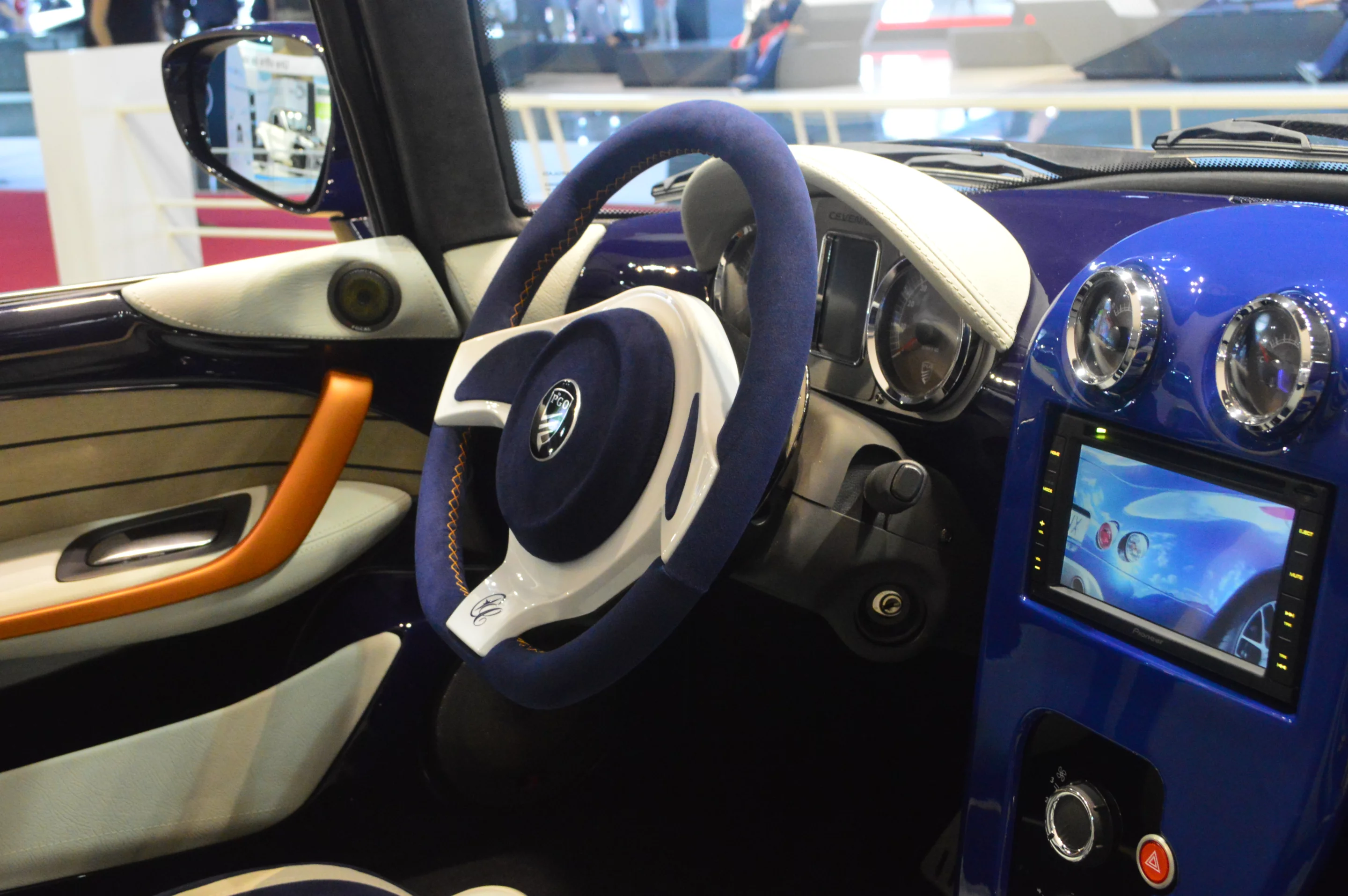 The PGO Coastline has an Alcantara and leather interior (Photo: C.C. Weiss/Gizmag)
