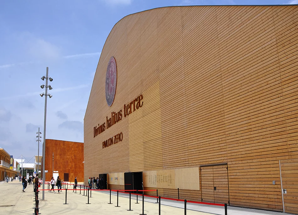 Huge Pavilion Zero exterior