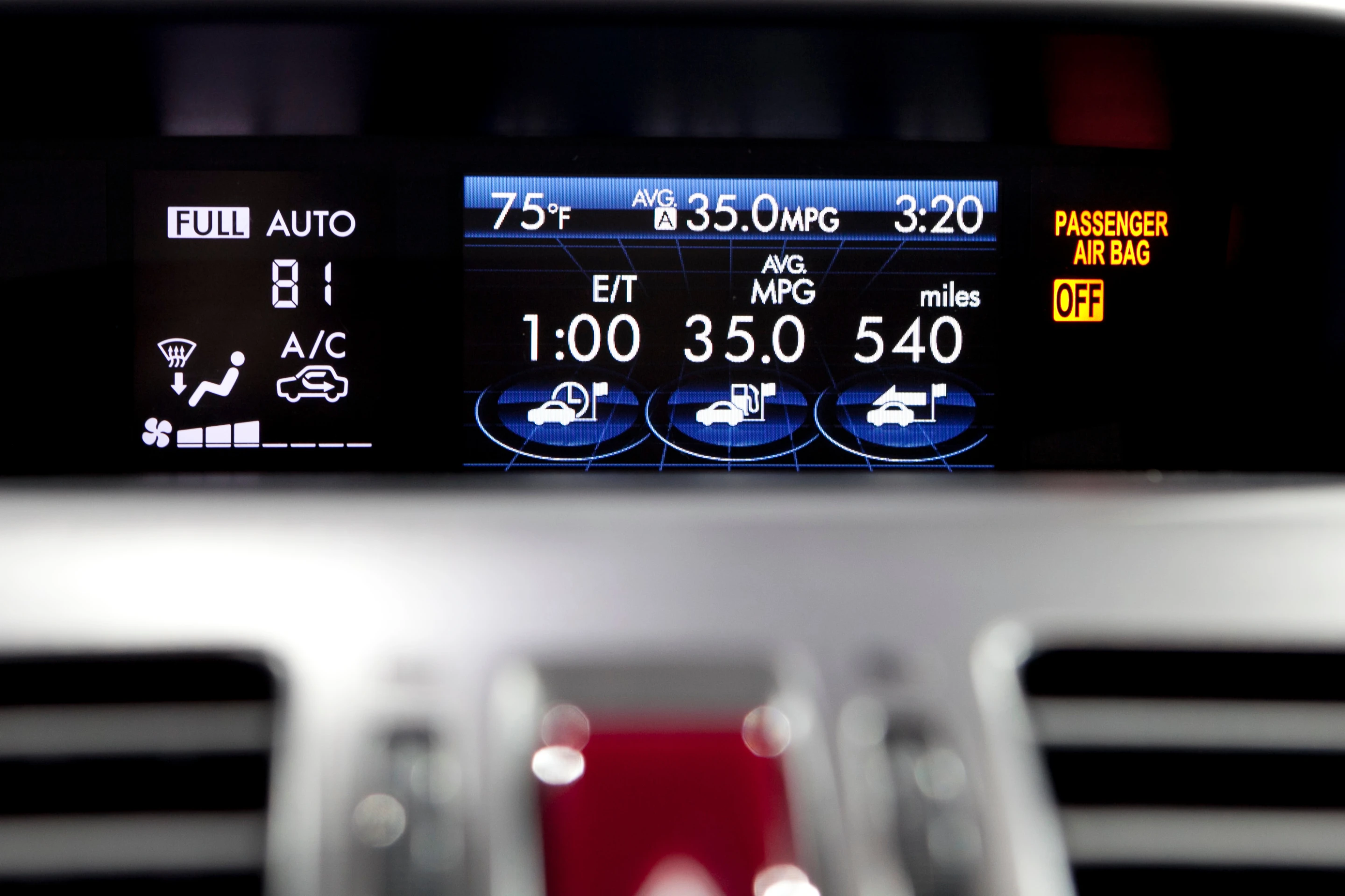 Inside the XV Crosstrek Hybrid
