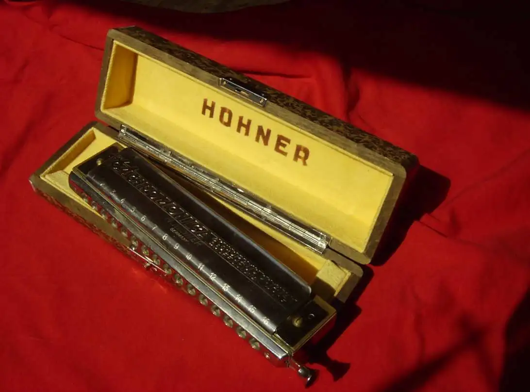 A Hohner harmonica rather like the one smuggled aboard Gemini 6