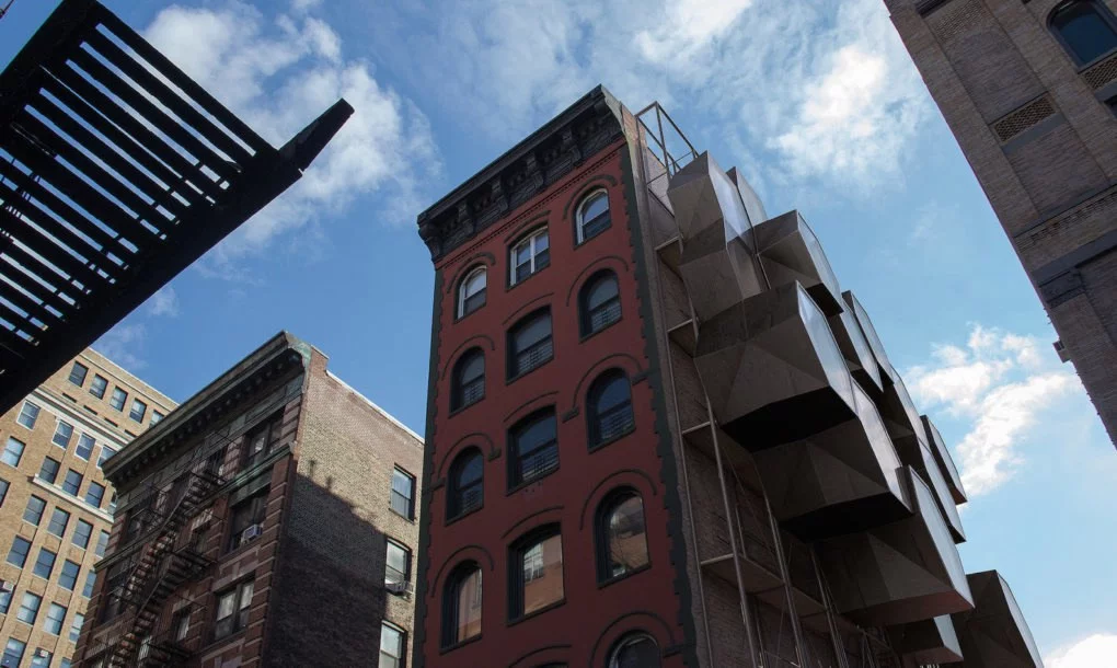 These 3D printed, honeycomb shaped pods from Framlab are a novel solution to what the studio suggests is idle space that can be hijacked and used to house the homeless