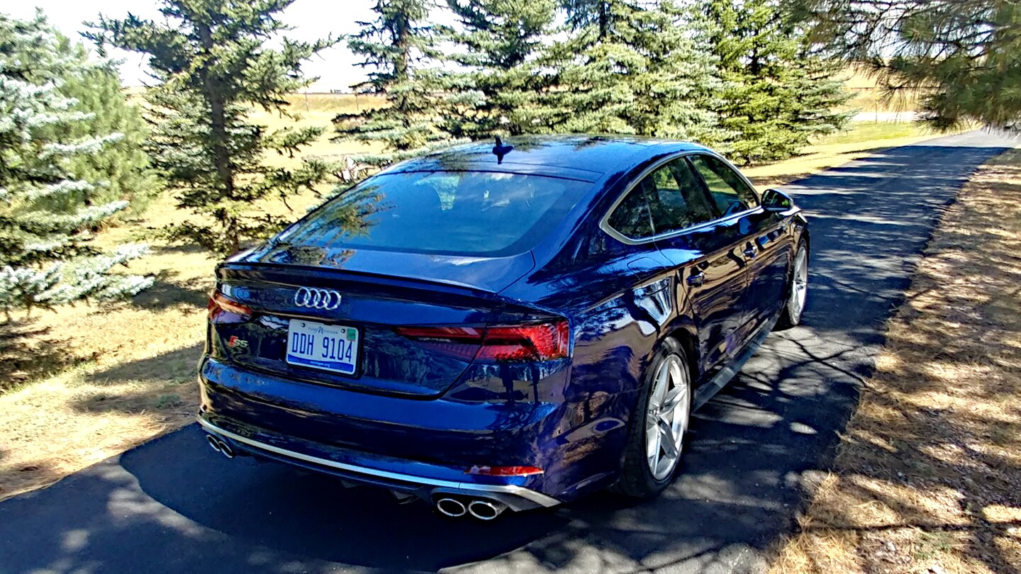 Handling in the Audi S5 Sportback is very good, as is brake force, making for a nicely-balanced sports car