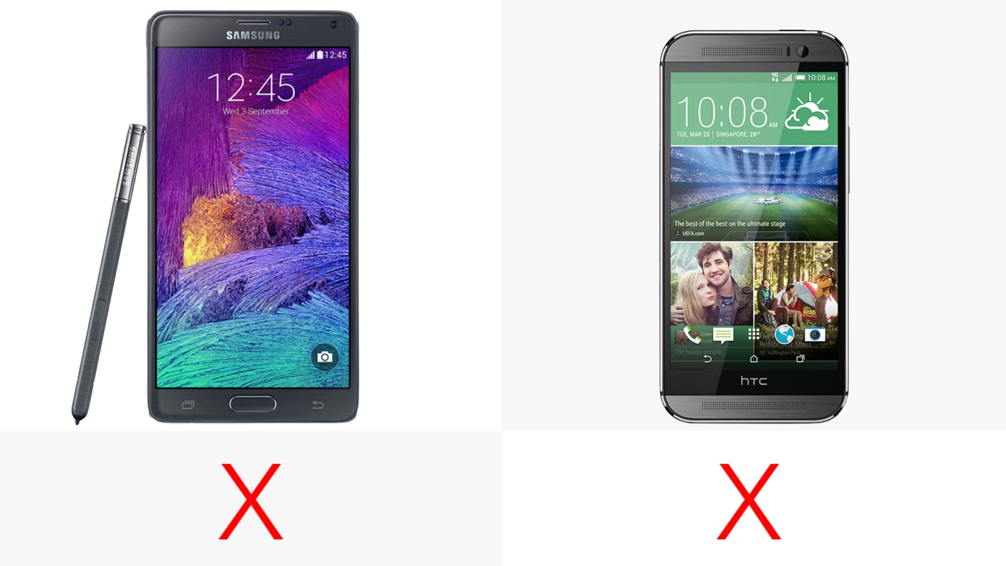 Neither device offers water resistance technology