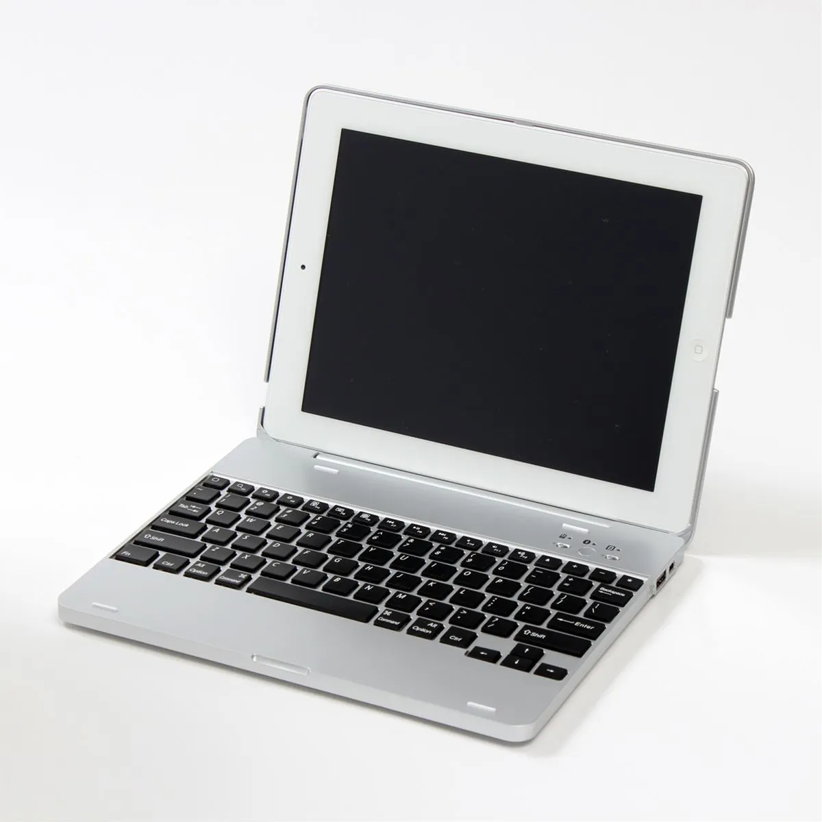 The Notebook Case for iPad allows an iPad 2 to be used as the screen for a notebook-style shell and keyboard