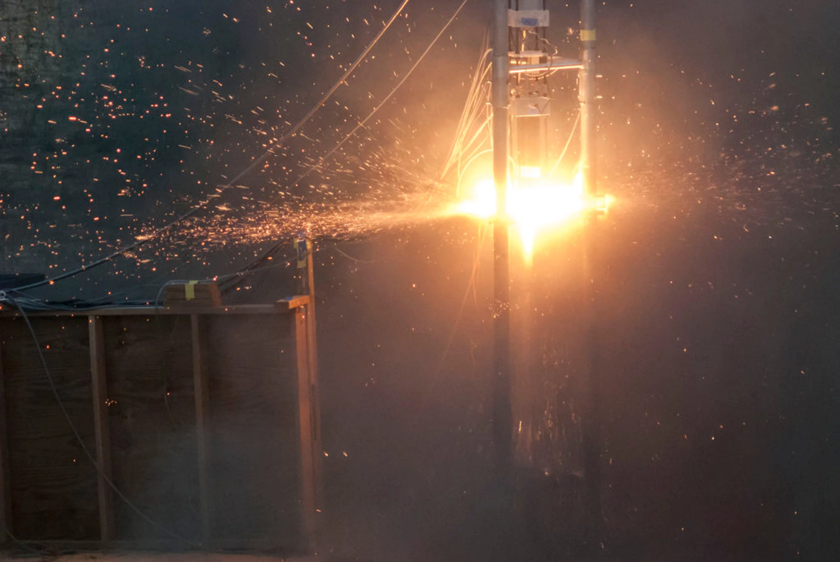 The Mark IIb igniting