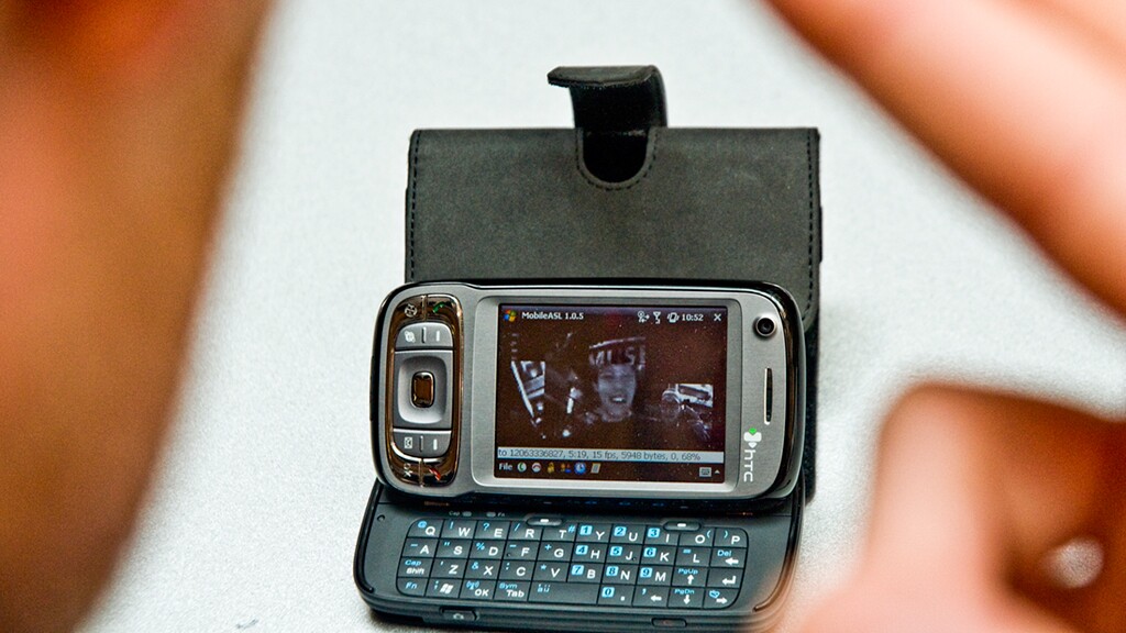 The UW field test is using phones imported a couple of years ago from Europe, but MobileASL software could potentially run on any device (Image: Mary Levin, UW)