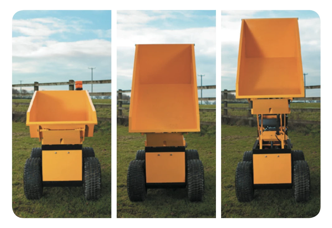 The Shannon Solo dumper has a capacity of 500 kg