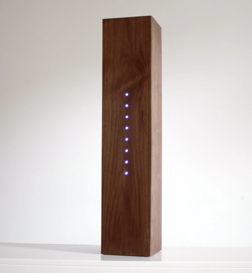 The Raincheck measures 6 x 6 x 30 in (15 x 15 x 76 cm)