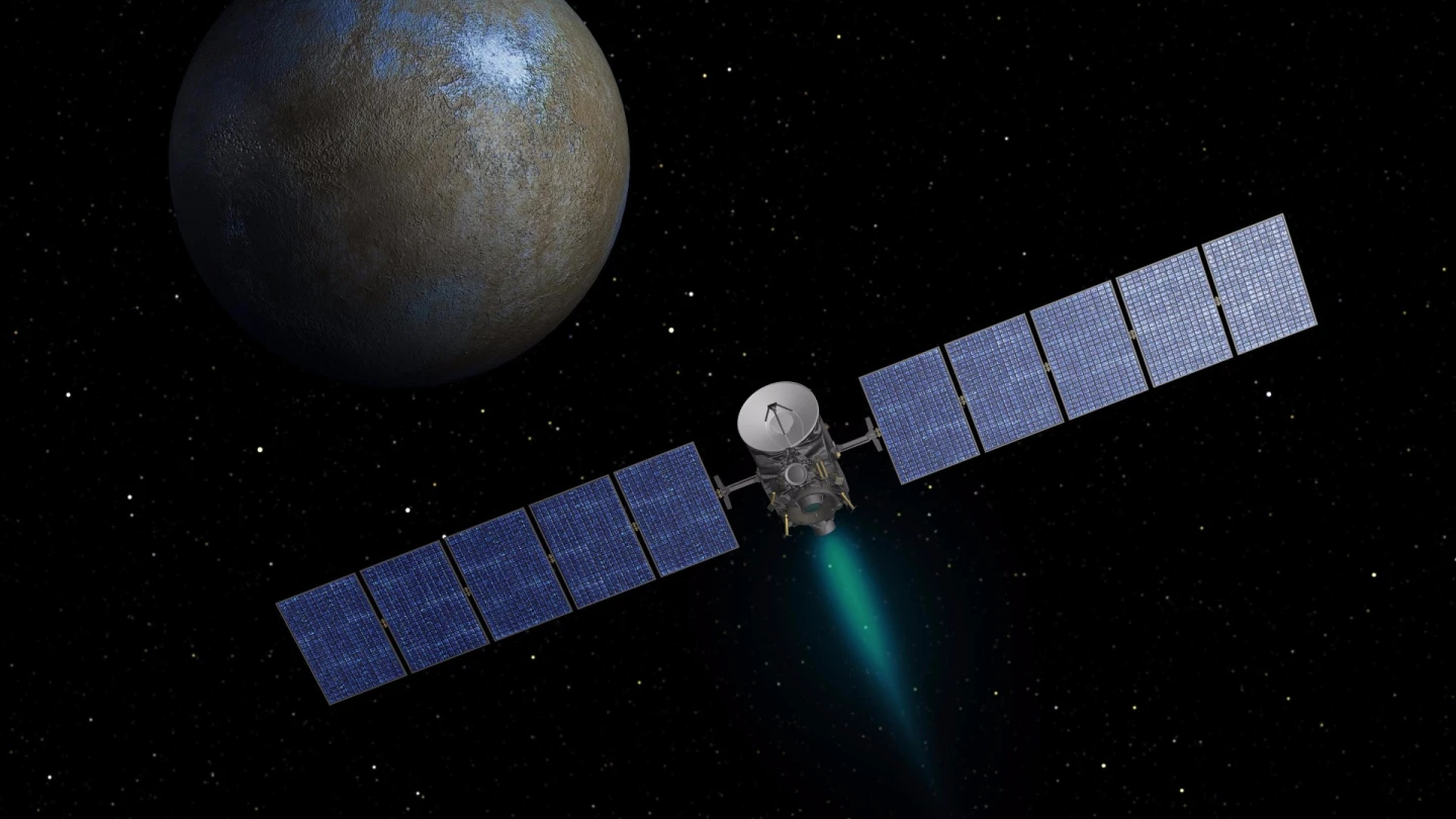 Dawn approaching Ceres