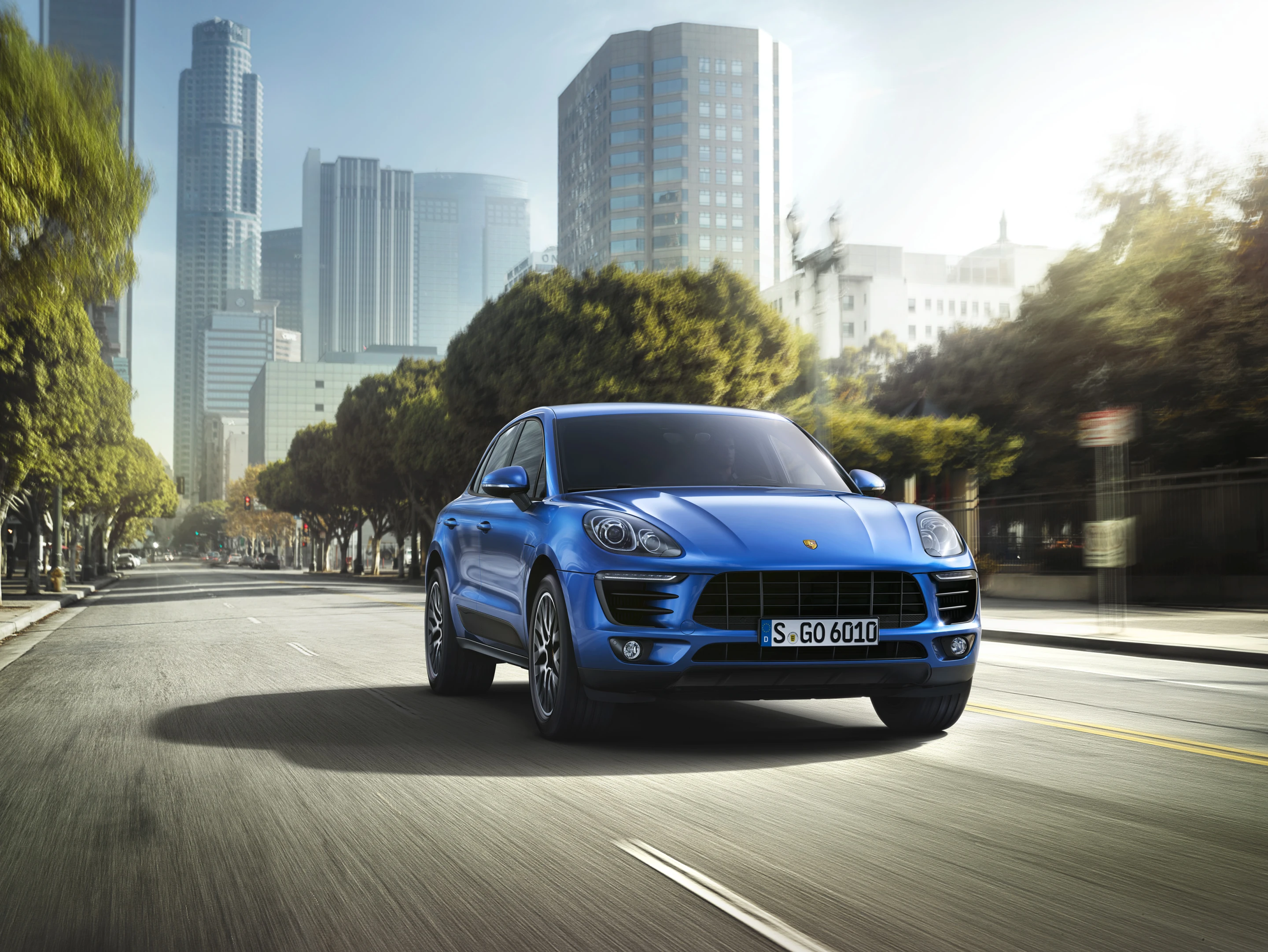 The Macan line uses an aluminum body