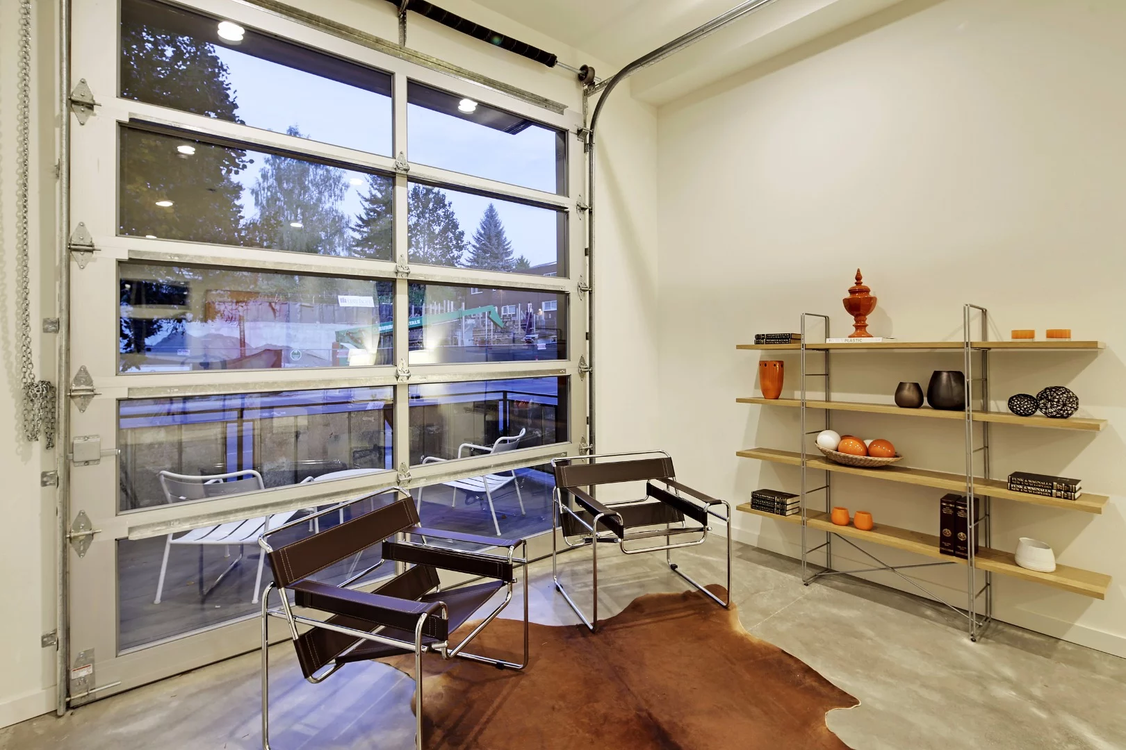 There is a large street-front door to provide access to the office / retail space