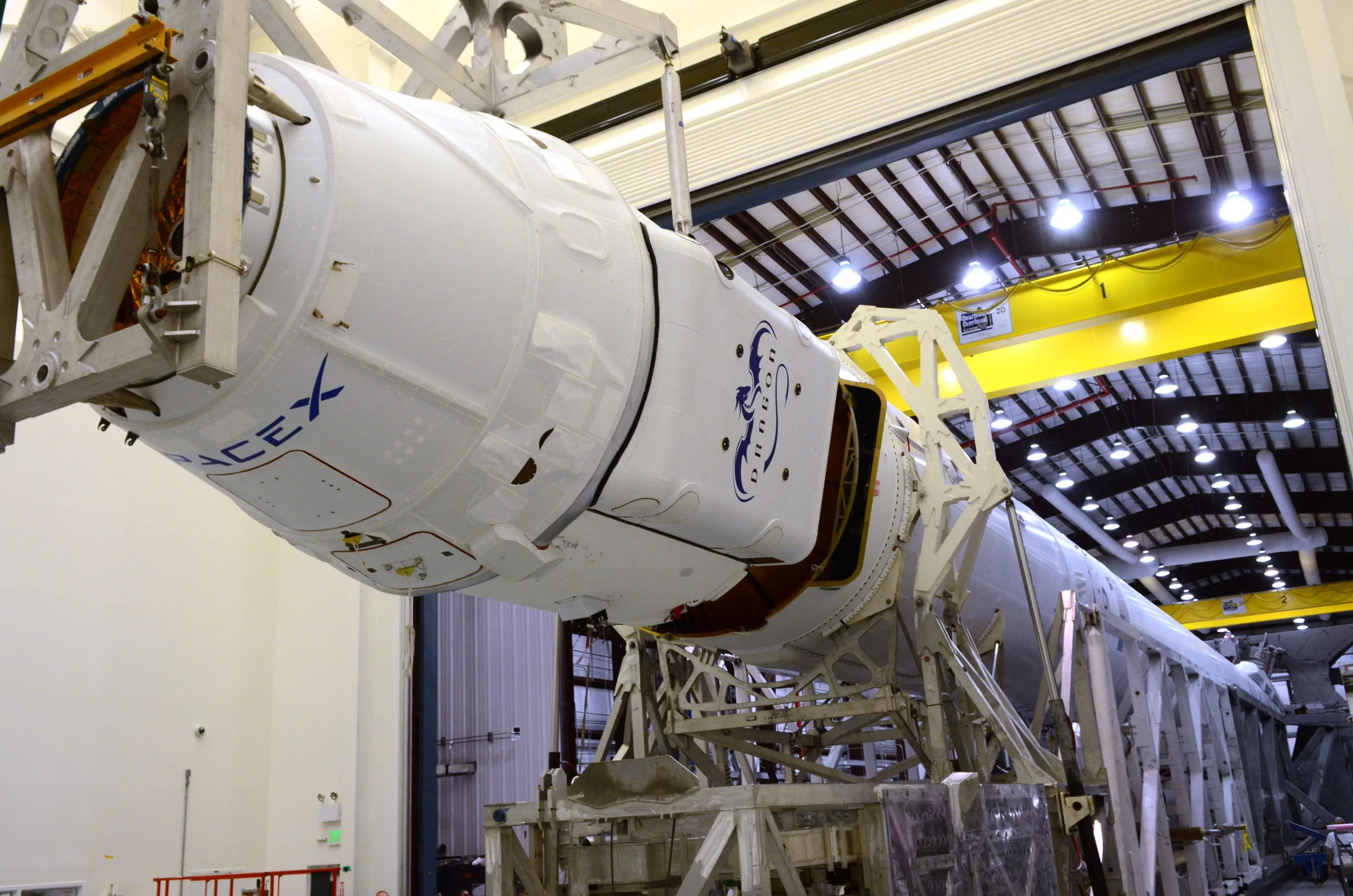 Dragon is mated to Falcon 9