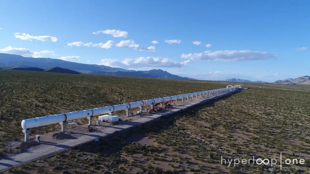 A Hyperloop system would shuttle people and cargo through near-vacuum tubes at around the speed of sound