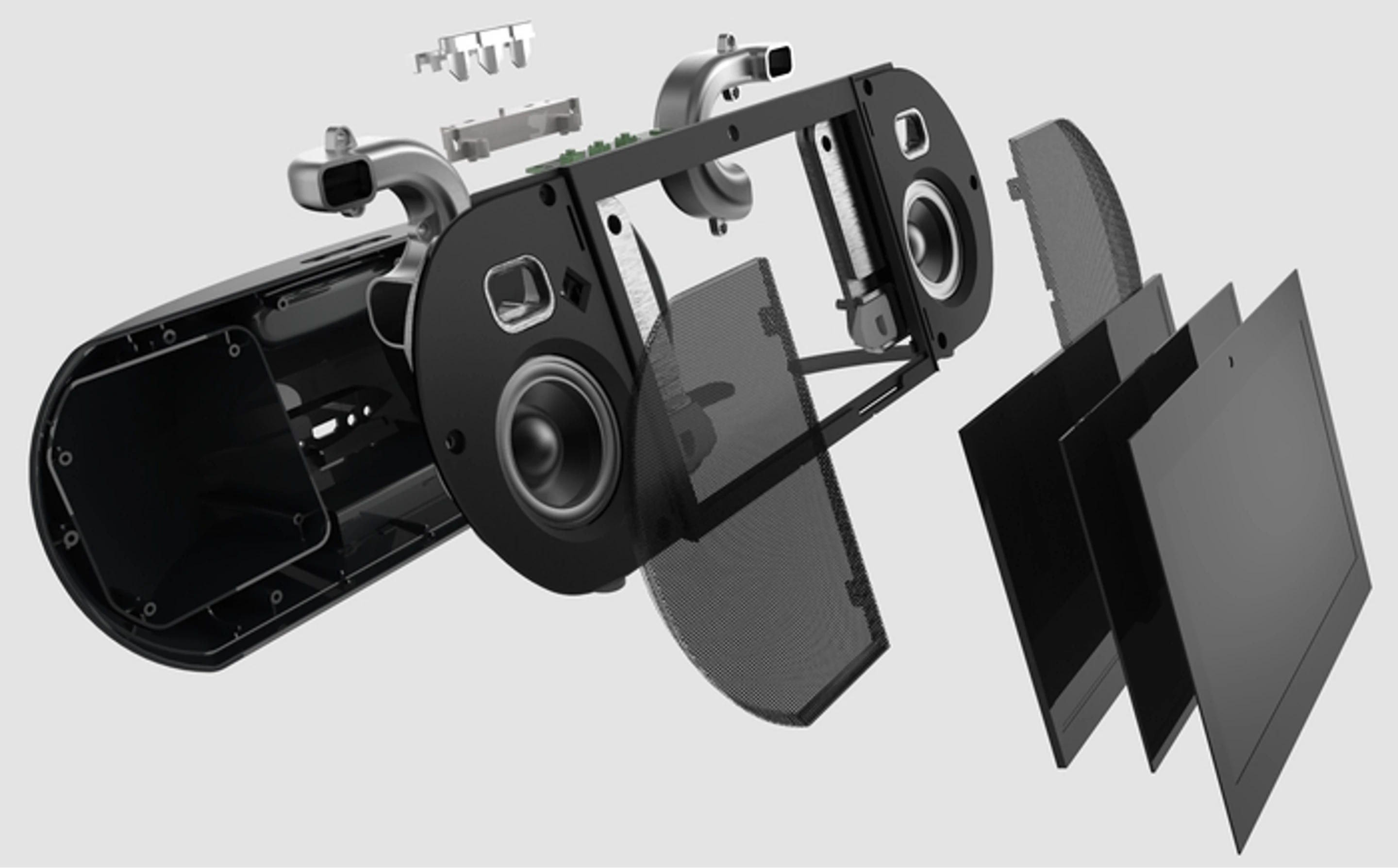 The Zettaly Avy in exploded view