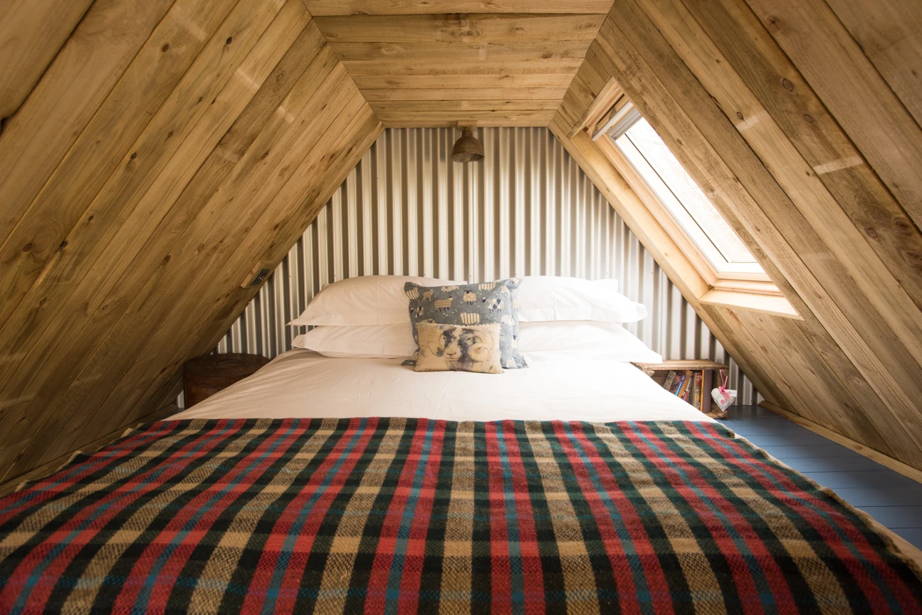 The Sheep Shed is located in Aberdeenshire