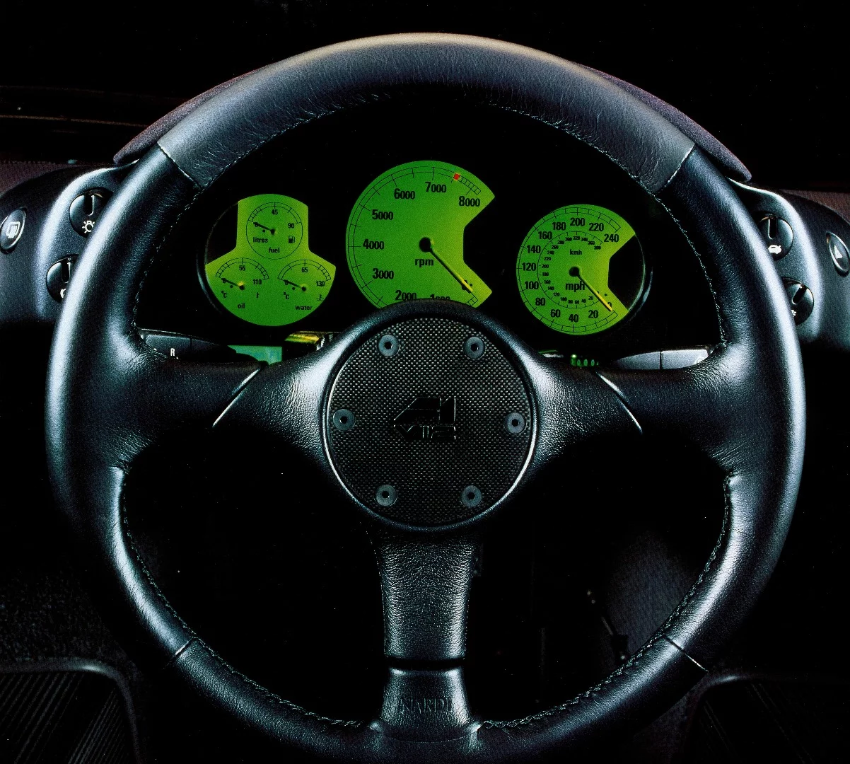 Behind the wheel of the McLaren F1
