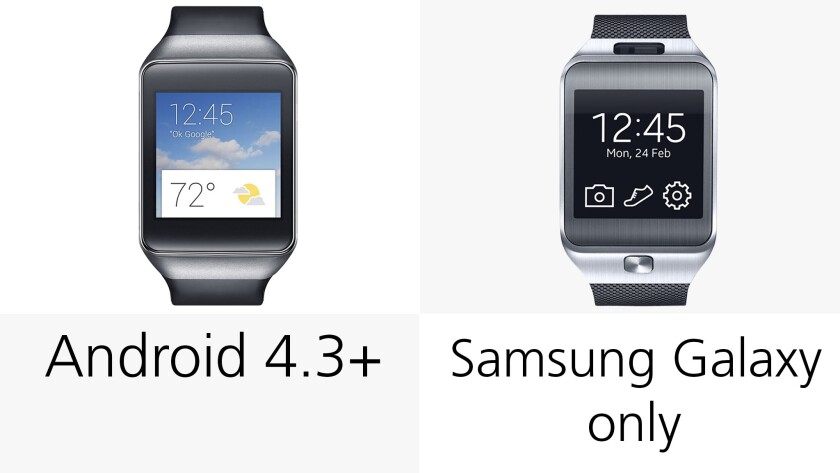 The Gear Live is compatible with any Android phone running Android 4.3 or higher