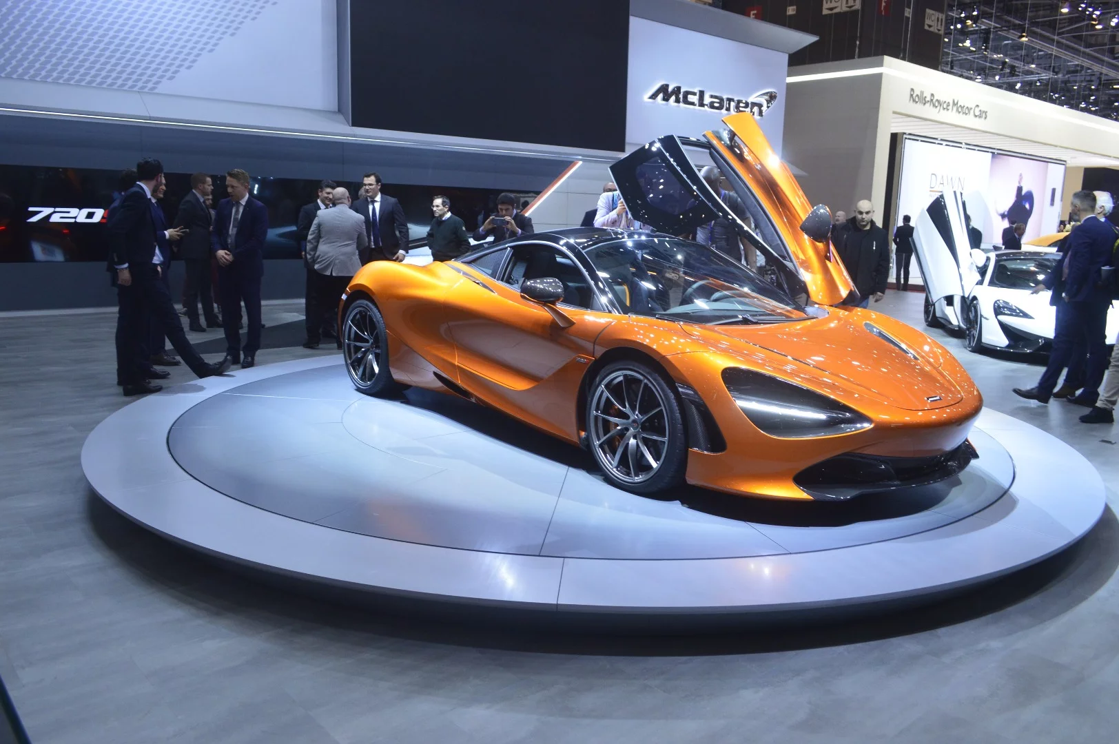 The 720S on show in Geneva