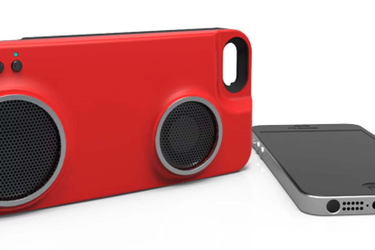 Peri Duo is a speaker and battery case for the iPhone