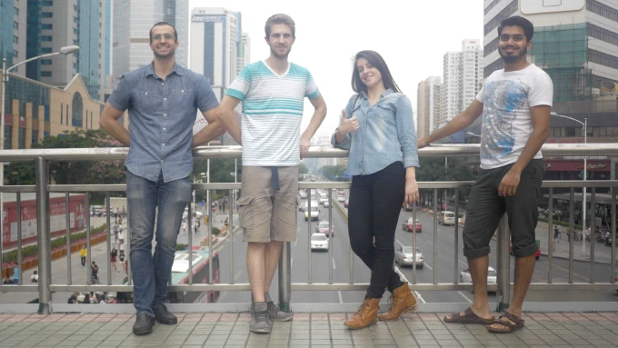 The V-One design and support team