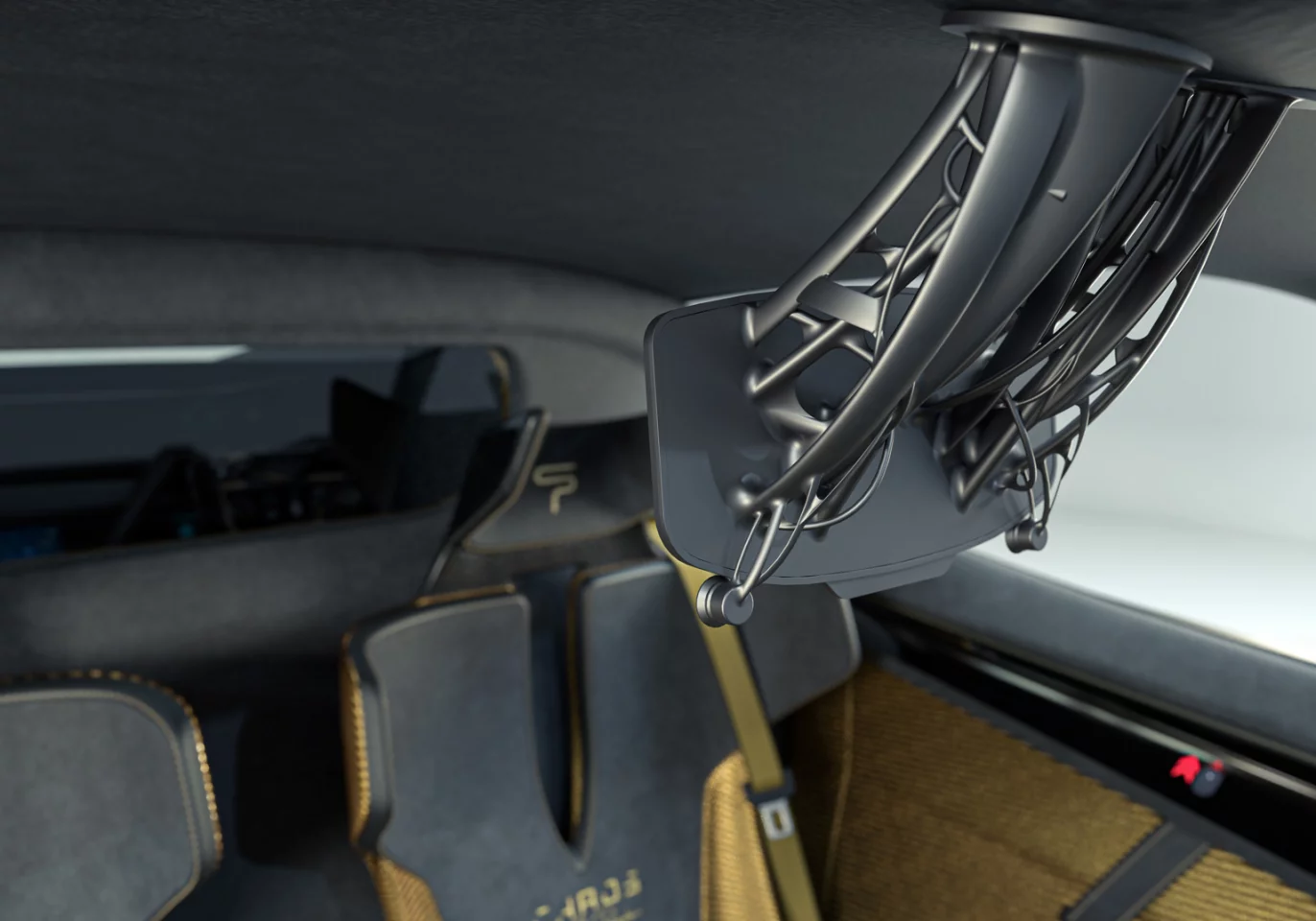 Can it really be written off as lightweighting if this sinewy titanium rear view mirror holder looks like it might be heavier than the plastic one in my Holden?