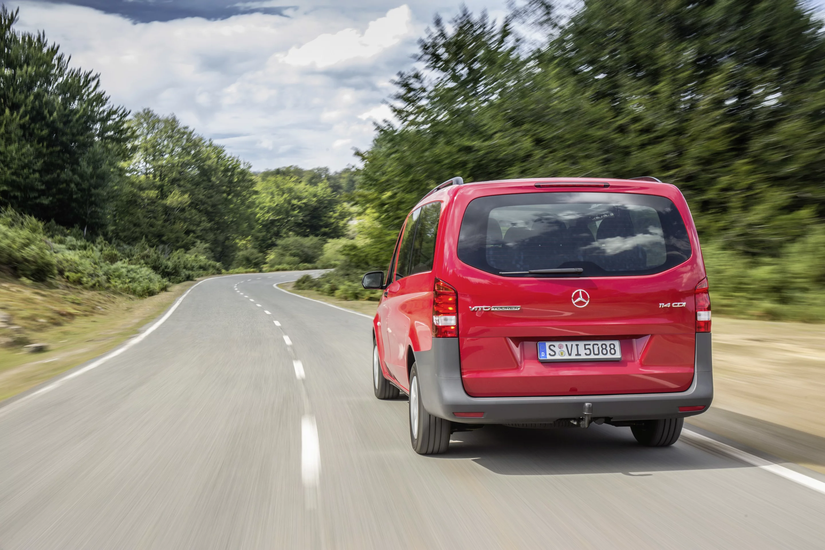 The Mercedes-Benz Vito rear detail