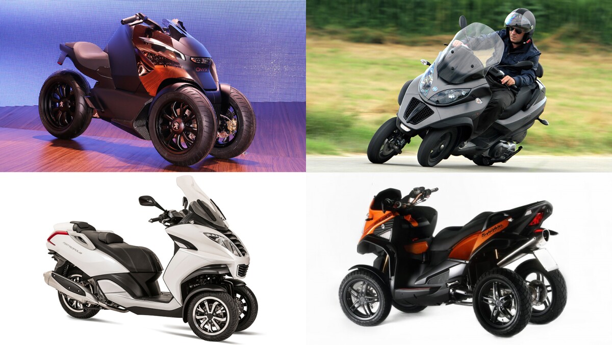 Tilting narrow-track vehicles: as traffic worsens, these things look sure to take off