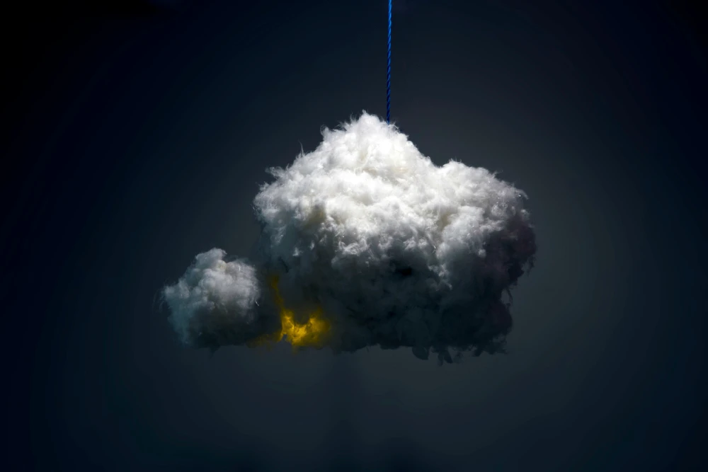 Cloud looks and sounds like a thundercloud, with color-changing lights and sound effects providing an audiovisual show