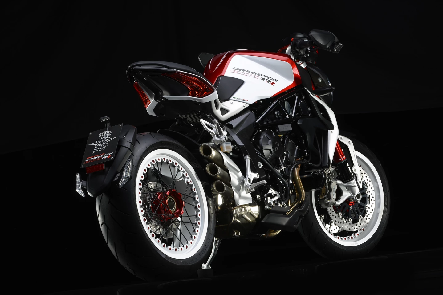 MV Agusta Brutale Dragster 800 RR – that spoked rear wheel looks stunning in white