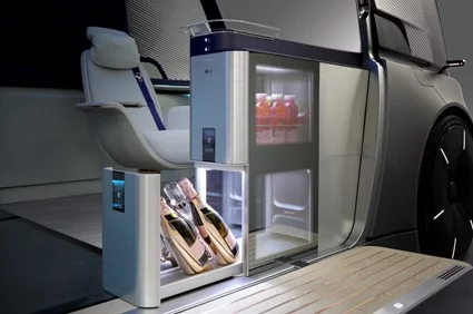 A two-drawer refrigerator is included for chilled snacks, and there's an induction cooktop above for hot meal possibilities