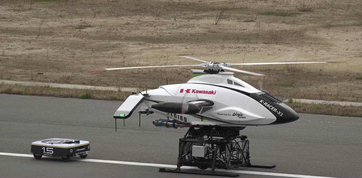 The cargo robot and K-Racer will eventually form part of a totally automated logistics system