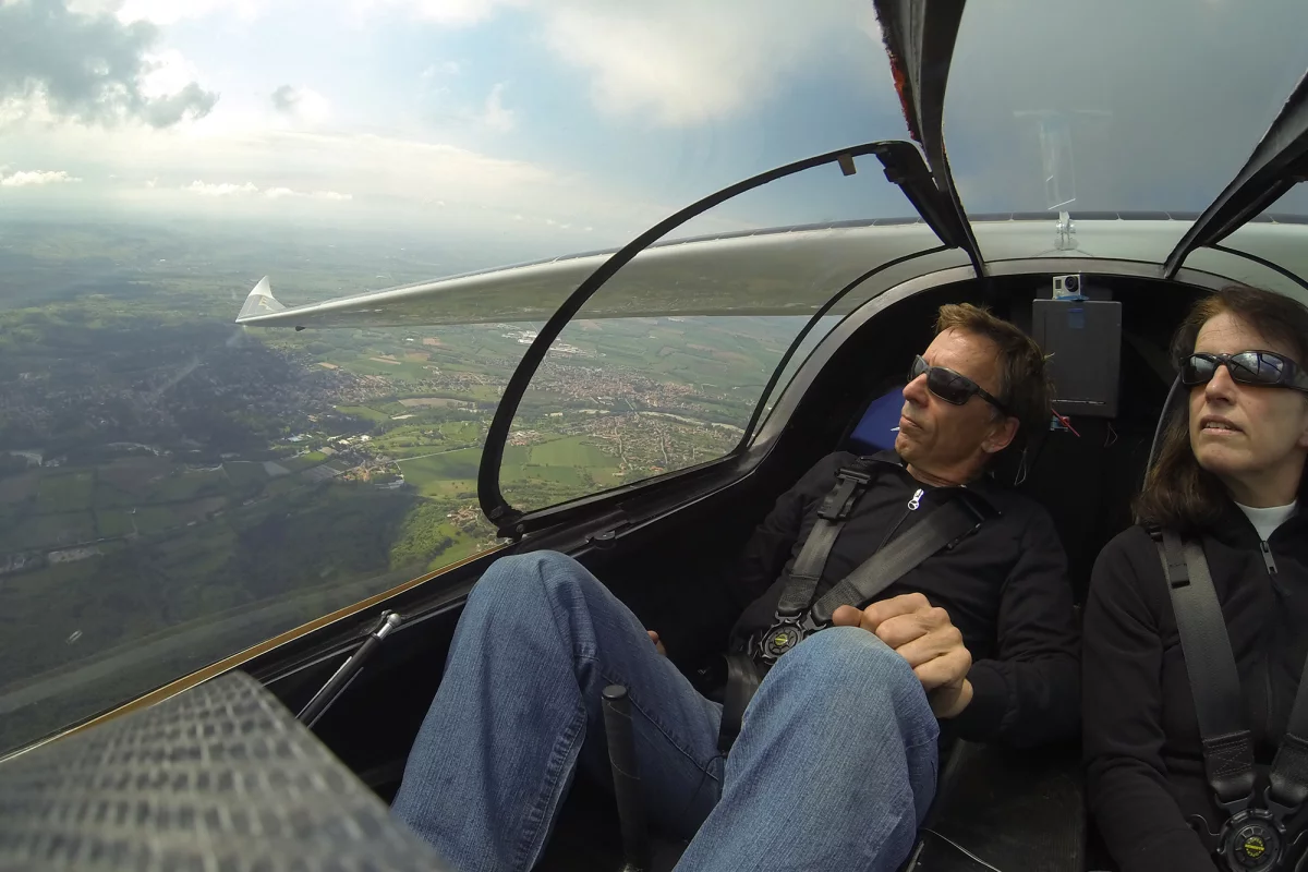 The Sunseeker Duo becomes the first solar-powered airplane to carry two people