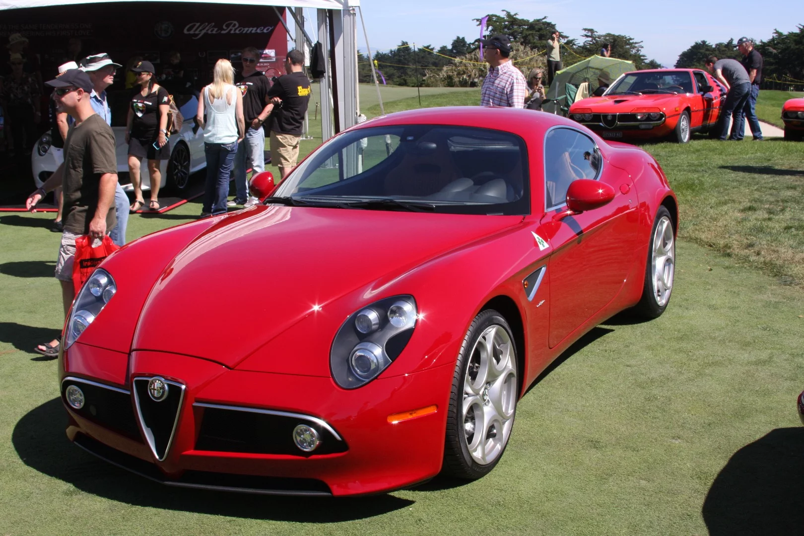 As many are aware, Alfa is back in the USA. Alfa Romeo had a display at The Concorso Italiano