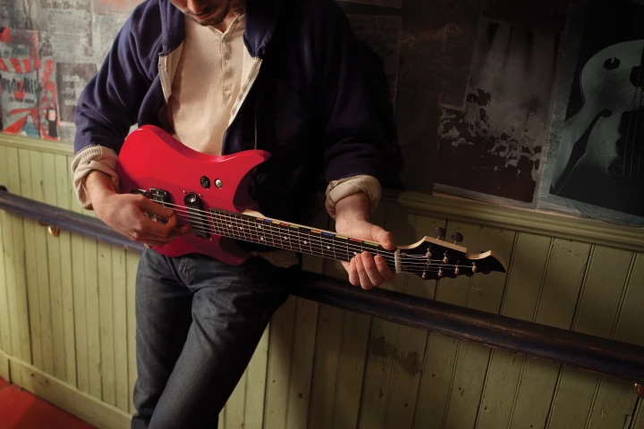 Bernard Chui believes that "there is something unmatchable about the feeling of an authentic guitar" so Seven45 Studios decided to make one its band game interface