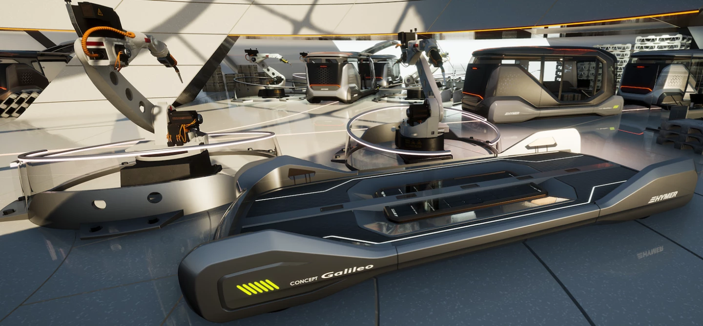 Each camper is powered by an electric skateboard chassis