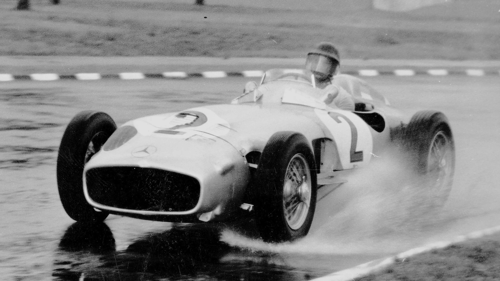 Fangio was untouchable in the wet, and the rankings and driver residuals for wet weather perfromance reflect a considerable gap to second-placed Michael Schumacher and third-placed Ayrton Senna, who both demonstrated "rainmeister" status. Fans will fondly remember both Senna's sublime drive into second place in the controversial rain-soaked 1984 Monaco Grand Prix and Schumacher's first win for Ferrari in torrential rain at the Circuit de Catalunya in 1996 where he lapped three seconds faster than anyone and won by 45 seconds